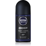 NIVEA Men Deep Black Carbon 48H Antiperspirant Roll-on 50 ml