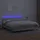 vidaXL Boxspringbett mit Matratze & LED Weiß 180x200 cm Kunstleder