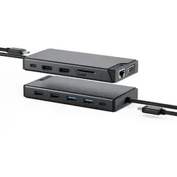 Alogic MV2 12-in-1 USB-C Dual Display DP Alt Mode Dockingstation