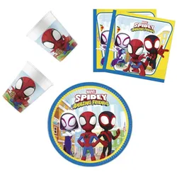 Party-Set 36-teilig "Spiderman" Spidey Party 23 cm