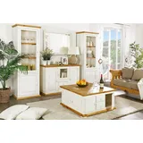 1a Direktimport Couchtisch Truhentisch Tischtruhe Mexico - Pinie weiß natur - Landhausstil weiß