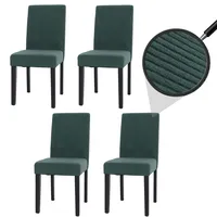 Mendler 4er-Set Esszimmerstuhl Littau, Stuhl Küchenstuhl Hochlehner, Stoff/Textil Cord