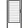 GAH Alberts Einzeltor Flexo Plus 100 x 180 cm Anthrazit