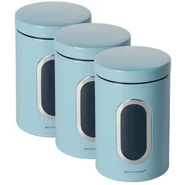 Echtwerk Vorratsdose blau 1,4 l 3-teiliges Set