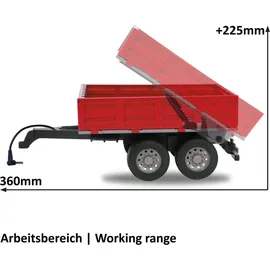 Jamara Kipper für RC-Traktor 1:16 Rot 413108