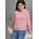 KIDSWORLD Stickerei Mädchen Gr 128/134 rosa altrosa Sweatware Obermaterial 100 Baumwolle bestickt gerade taillenbedeckt Bündchen Sweatshirts Langarm gerade Passform bedruckt Kapuze aus Baumwolle