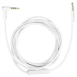 kwmobile Kopfhörerkabel für Beats Studio 3 / Solo 3 / Solo2 / Studio 2 / Studio 1 / Mixr - Ersatz Kabel 140 cm Mikrofon Lautstärkeregler - 3.5mm - Weiß