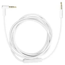 kwmobile Kopfhörerkabel für Beats Studio 3 / Solo 3 / Solo2 / Studio 2 / Studio 1 / Mixr - Ersatz Kabel 140 cm Mikrofon Lautstärkeregler - 3.5mm - Weiß