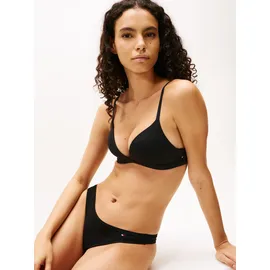 Tommy Hilfiger Triangel-BH, Damen, Gr. S (36), N-Gr, schwarz, Obermaterial: 84% Polyamid, 16% Elasthan, TOMMY HILFIGER UNDERWEAR, unifarben, körpernah, BHs Triangel-BH, Triangel-Cups, gepolstert, Mikrofaser mit Stretch