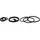 SR Suntour RS Oil Seal Kit RS18 Triair, schwarz (1 Set) - Silber