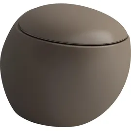 Laufen Alessi one Wand-WC mit WC-Sitz Kaffee matt
