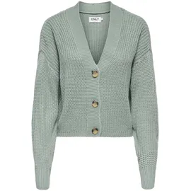 Only Strickjacke ONLCAROL NICE L/S Cardigan KNT NOOS Grün S