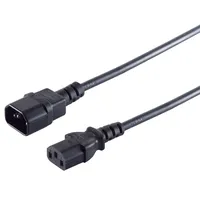 S/conn maximum connectivity Kaltgeräteverlängerung C13-C14, VDE 3x0,75qm2, 3m -