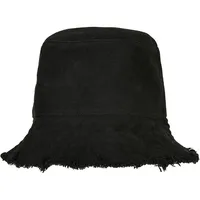 Flexfit Open Edge Bucket Hat in Schwarz, Größe: One