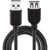 goobay USB-A auf USB-A 3 m Schwarz
