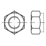 Industrial Quality Supplies Selbstsichernde Sechskantmutter M 20 x 2,5 Stahl