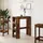 vidaXL Bartisch mit Regal 90 x 40 x 103,5 cm Braun