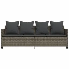 vidaXL Sonnenliege 200 x 59 x 37 cm Grau