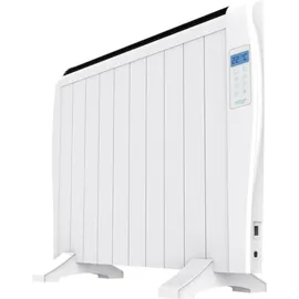 Cecotec Flachheizkörper mit Wi-Fi-Steuerung ReadyWarm 1800 Thermal Connected. 1200 W, 8 Rippen, LED-Bildschirm, Fernbedienung, programmierbarer Timer, Temperaturwahl, 15 m2 Abdeckung