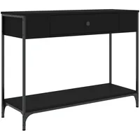 VidaXL Konsolentisch Schwarz 100x34,5x75 cm Holzwerkstoff