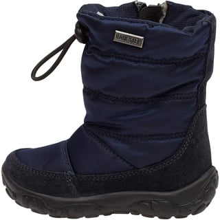 Naturino POZNURR-Stiefelette aus Leder und Nylon-Blau blau 18 - 18 EU