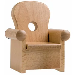 KWO Erzgebirge Sessel natur Höhe 16 cm