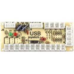 Zero Delay Arcade USB Encoder, mit Kabelset