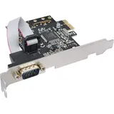 InLine Schnittstellenkarte, 1x Seriell 9-pol, PCIe (PCI-Express)