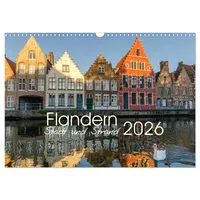 Calvendo Flandern - Stadt und Strand (Wandkalender 2026 DIN