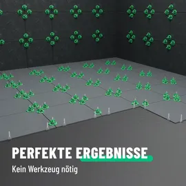 greate 250-teiliges Fliesen Nivelliersystem 2mm - Fliesen Verlegehilfe