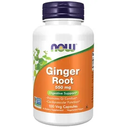 Now Foods Ginger Root 550 mg (100 veg.Kapseln)