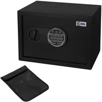 ECD Germany Tresor 16L 35x25x25 cm Stahl, Wandtresor mit