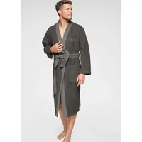 H.I.S. H.I.S Unisex-Bademantel »Hannes«, (1 St.), für Damen & Herren, lang, mit Taschen, S-3XL H.I.S grau Länge: 125 cm