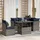 vidaXL Gartensofa-Set 6-tlg. grau
