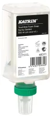 KATRIN Touchfree Handwaschseife Pure Neutral 500 ml 483110 , 1 Karton = 12 Patronen à 500 ml, Sunny Garden