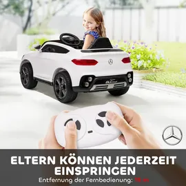 aiyaplay Kinder Elektroauto Mercedes-Benz Concept GLC Coupe 12V Weiß