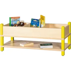 Stollen-Bücher- und Spielregal klein