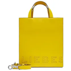 Liebeskind Berlin Paper Bag S Logo Carter Lemon, gelb