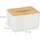 Relaxdays Tücherbox Weiß