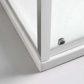 Kiamami Valentina 80x80x80 cm U-Form Duschkabine mit Sicherheitsglas 6 mm