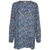 Kaffe Tunika KAamber in ElefantSkin/Blue GraphicFlower | Gr.: 38