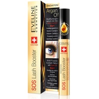 Eveline Cosmetics SOS Lash Booster Multifunktionales Wimpernserum mit Arganöl 5in1, 10 ml