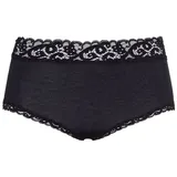 Hanro Slip mit Spitze Modell 'Moments', Black, XL