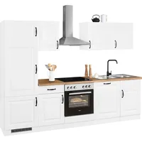 WIHO KÜCHEN Küchenzeile Erla 280 cm weiß