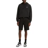 Levi's 405 Standard Kurze Jeans All Black Adv Sho 34 10