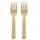 Papstar Gabeln Bambus 14 cm 1000 St. Natur