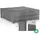 Sanzaro Gartenmöbel Abdeckung 255 x 255 x 80 cm Grau