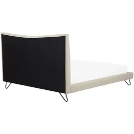 Beliani Lannion 180 x 200 cm Hellbeige
