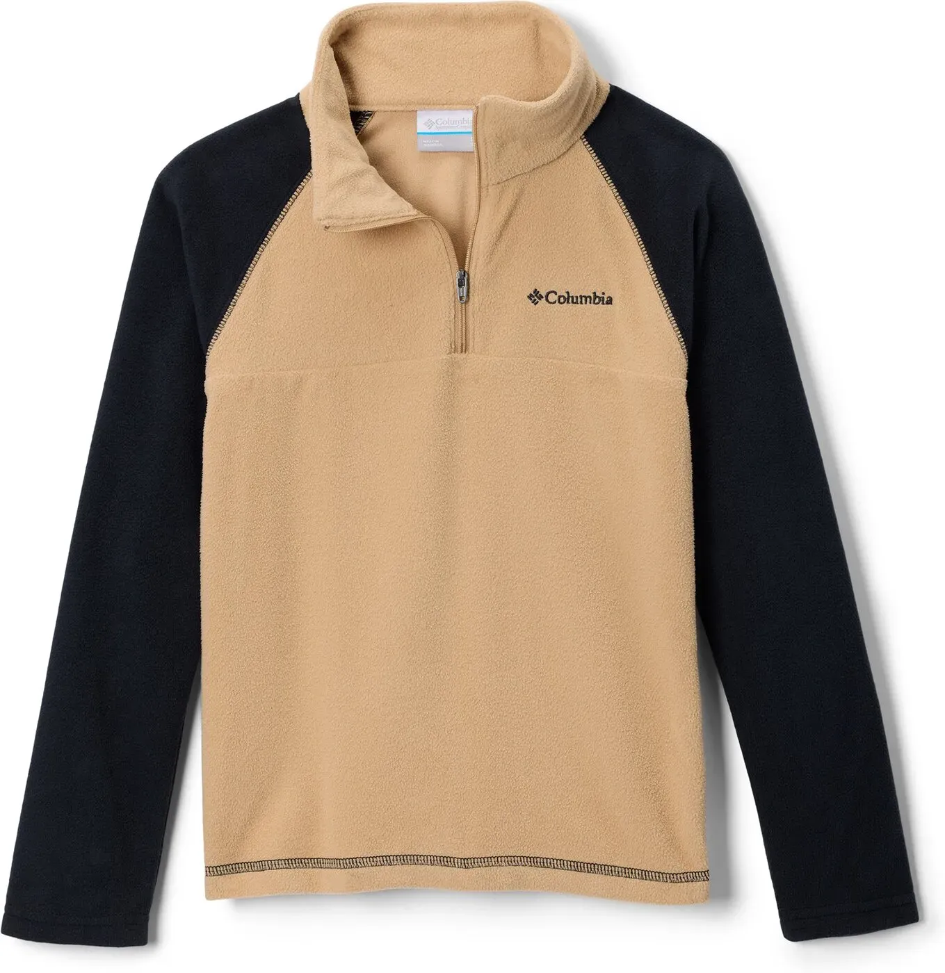 COLUMBIA Glacial Half Zip CANOE, BLACK XL
