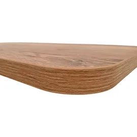 viertec Leichtbau-Tischplatte Eiche-Optik 95 x 75 x 2,8 cm